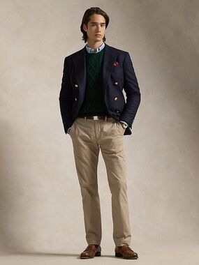 Polo by Ralph Lauren Men’s Khaki Chino Pants in Tan